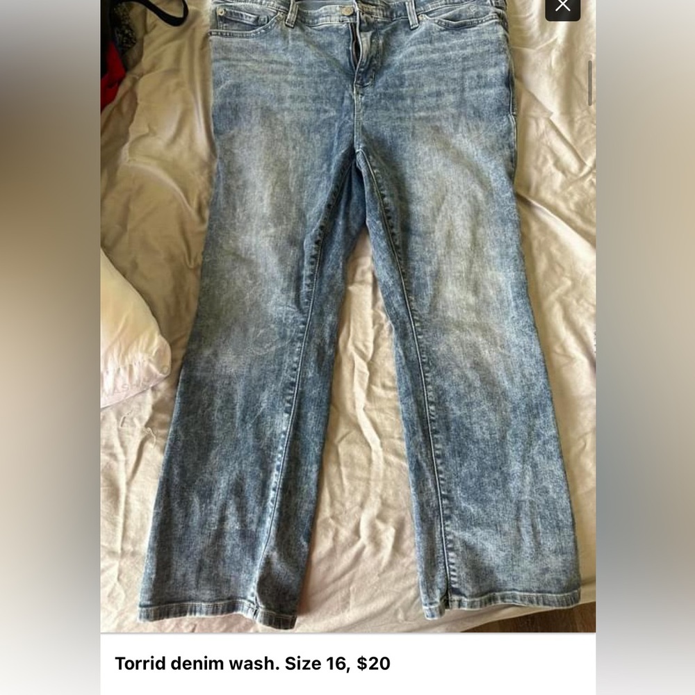 Torrid denim wash